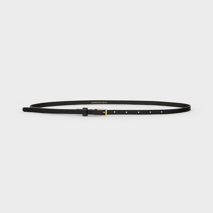 Mini Leather Belt Black