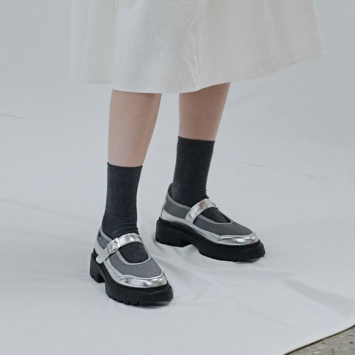 Grid Mesh Merijane Sneakers 5 cm