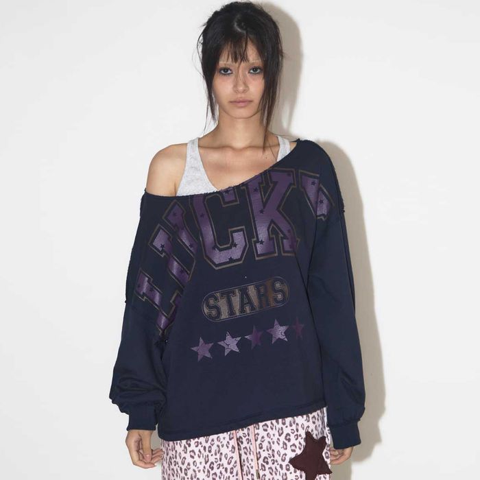 Lucky Stars Sweatshirt Navy