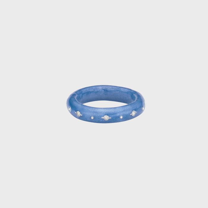 dazzling sky ring-blue