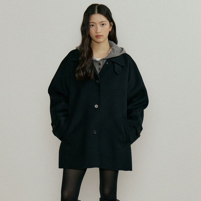 handmade wool half coat(3color)