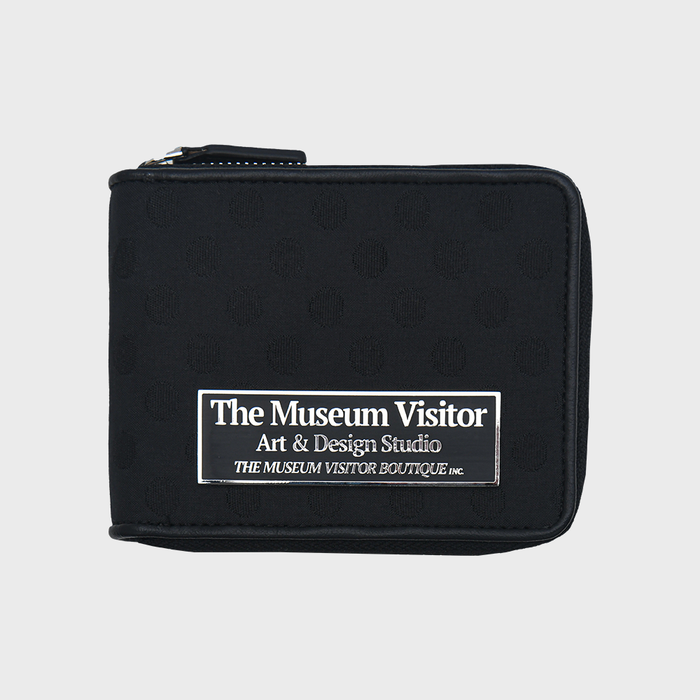 DOT EMBROIDERY WALLET (BLACK)