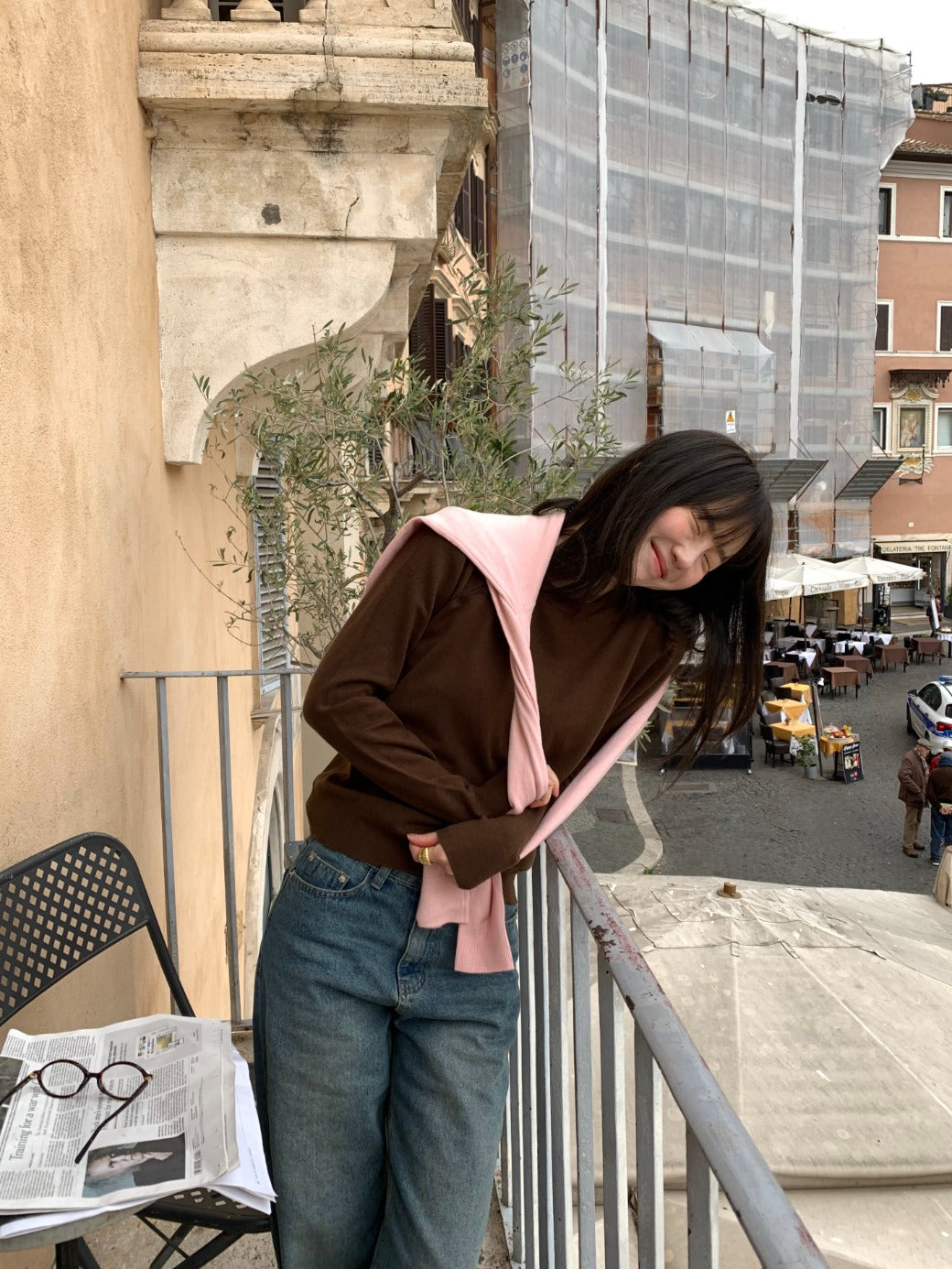 프릴리 CM. Soft Basic Round Knit