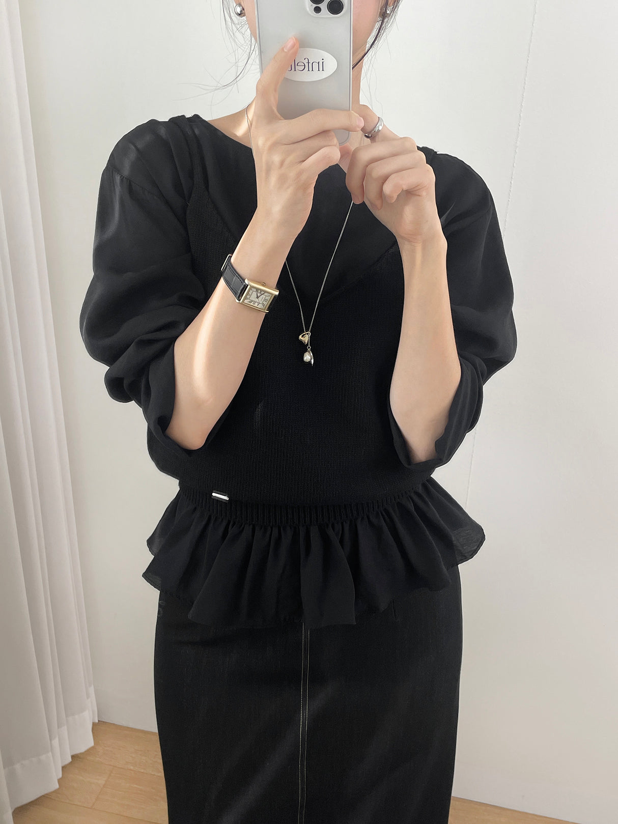 infeld isny frill blouse