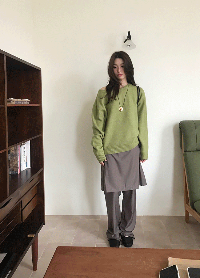 유이니 Layered slacks pants (3color)