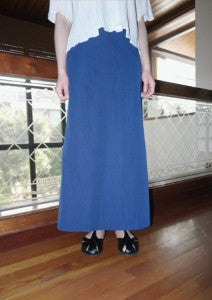 Afternoon Nylon H-line maxiskirt (4 colors)
