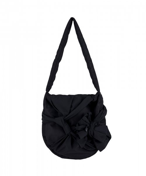Knotted Big Padding Bag (Black)