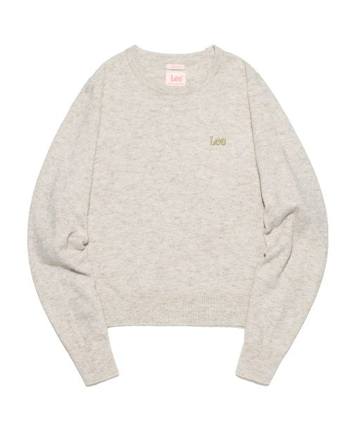 Women's Small Twitch Logo Knit Top Ivory