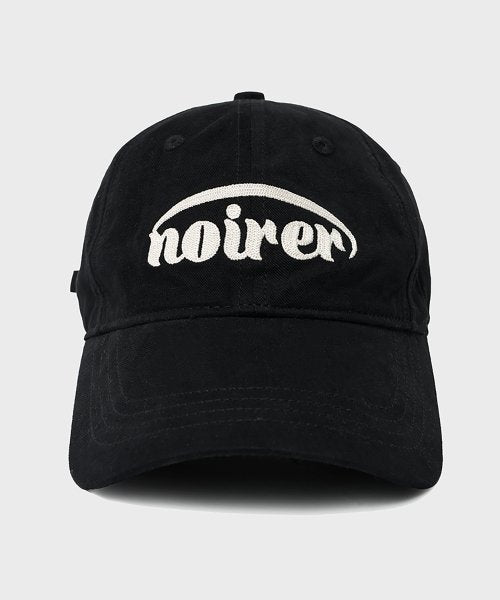 NOIRER FOR WOMAN Brushed Applique Cap (Black) - Size & Late | Musinsa