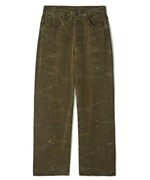 Partimento Cation Fading Pants Brown - Size & Reviews | Musinsa