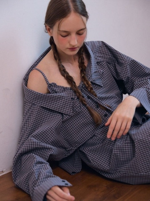 sweet bolero shirts_grey check