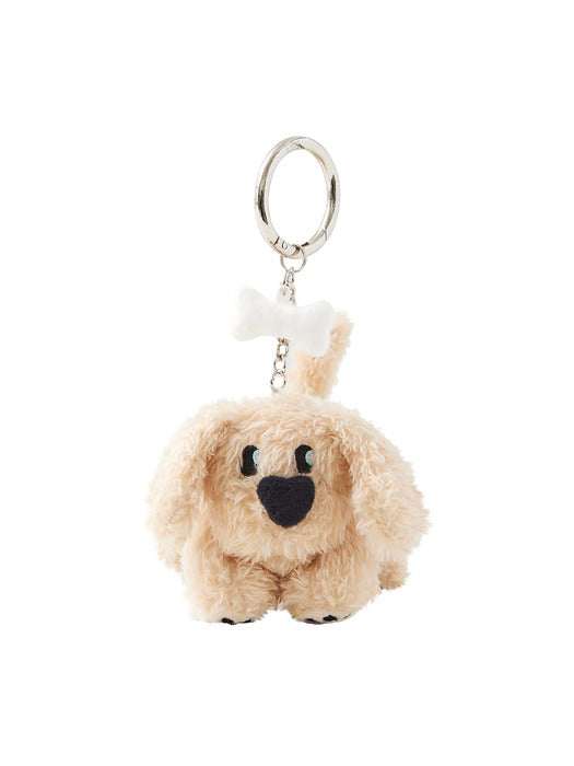 EMIS PUPPY KEYRING-BEIGE
