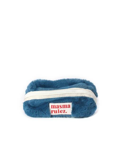 Hapoom pencil cosmetic pouch _ Bodry Peacock Blue