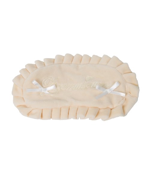 VELVET RIBBON PAJAMA EYE PATCH (IVORY)