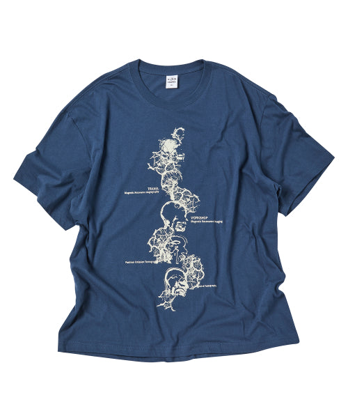 ヴェイン 半袖Tシャツ ディープブルー