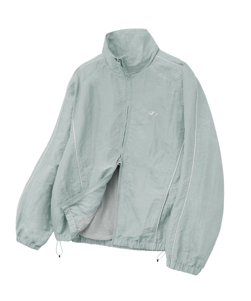 FILUMINATE Piping Line Windbreaker-Light Gray - Size & Late | Musinsa