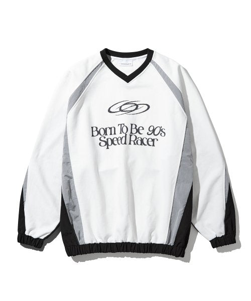 1993STUDIO Speed Racer Raglan Sweatshirt_White - Size & Review | MUSINSA