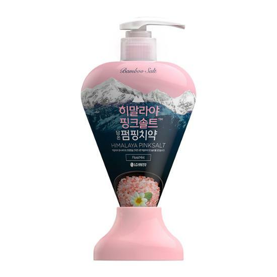 Himalayan Pink Salt Pumping Toothpaste Floral Mint