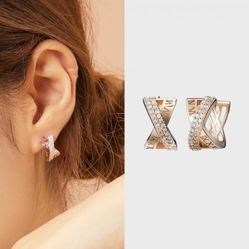 Michelle Earrings MCER015S 14K Gold Plated