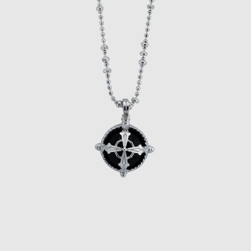 Cross Vintage Necklace _ Black