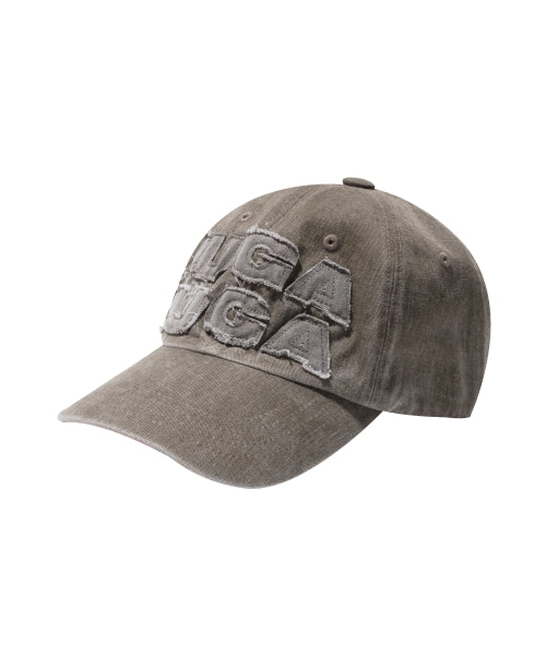 Washed Patch Ball Cap (Khaki)