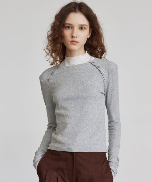 Slim Button Top MG