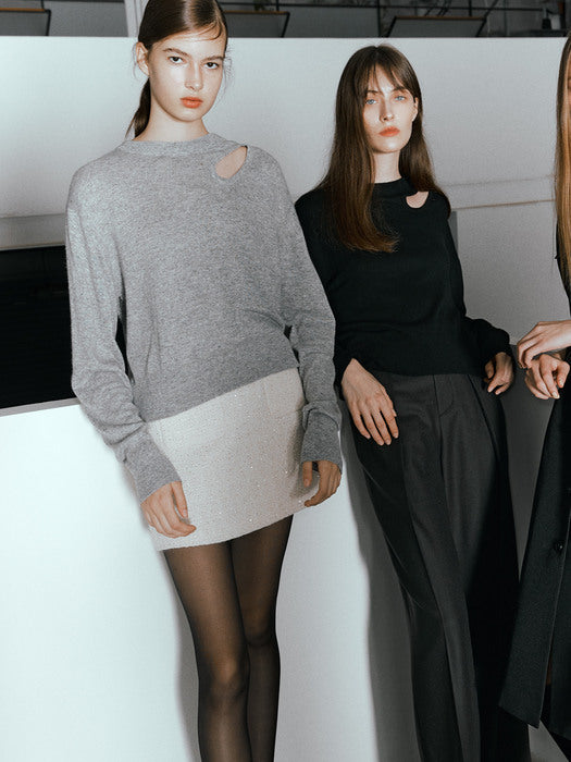 [Exclusive Plan] BASIC SLIT KNIT_2color