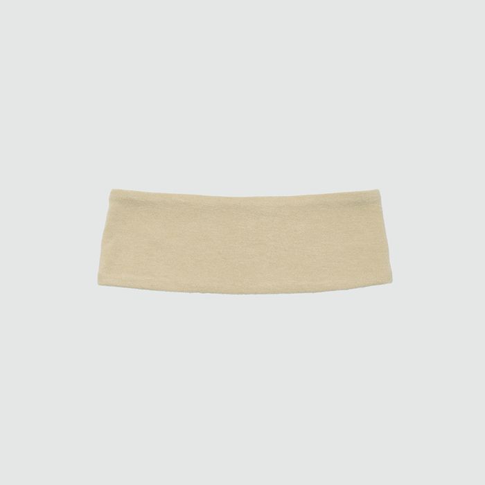 LOGO HAIR BAND, BEIGE