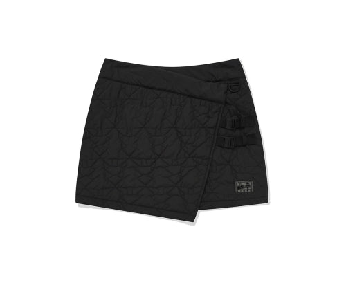 ☆韓国の人気☆【KIRSH】☆PATTERN QUILTING MINI WRAP SKIR.T☆ Pattern Quilting Mini Wrap Skirt [Black] – Wishbucket