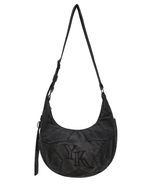 WAIKEI Star Denim Crossbag Black - Size & Review | Musinsa