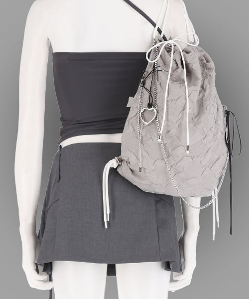 3WAY STRING BACKPACK (GREY)