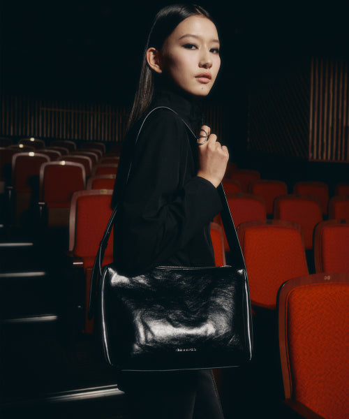 Helene Paris Garnet Trapezium Shoulder Bag - Size & Review | Musinsa