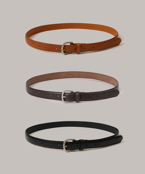 Classical Cowhide Belt - 3 Colors