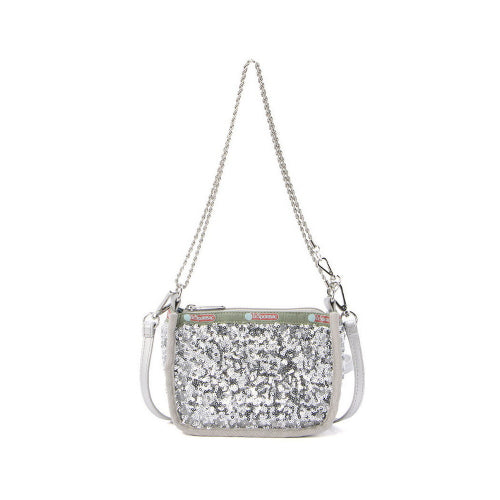 Starbright Silver Two-Way Chain Mini Bag [1060.HB86]