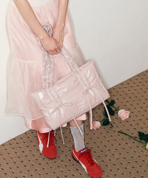 Glossy Butterfly Shoulder Bag Medium