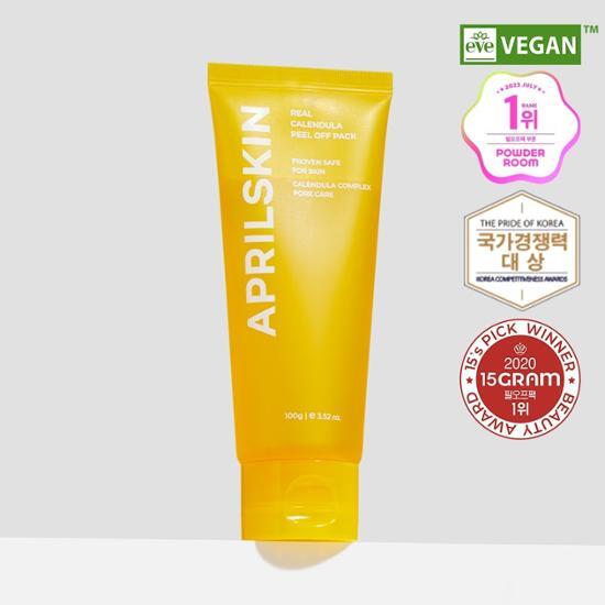 [Blackhead/Sebum] Aprilskin Real Calendula Peel Off Pack