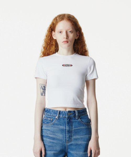 3280 CROPPED T-SHIRT (WHITE)