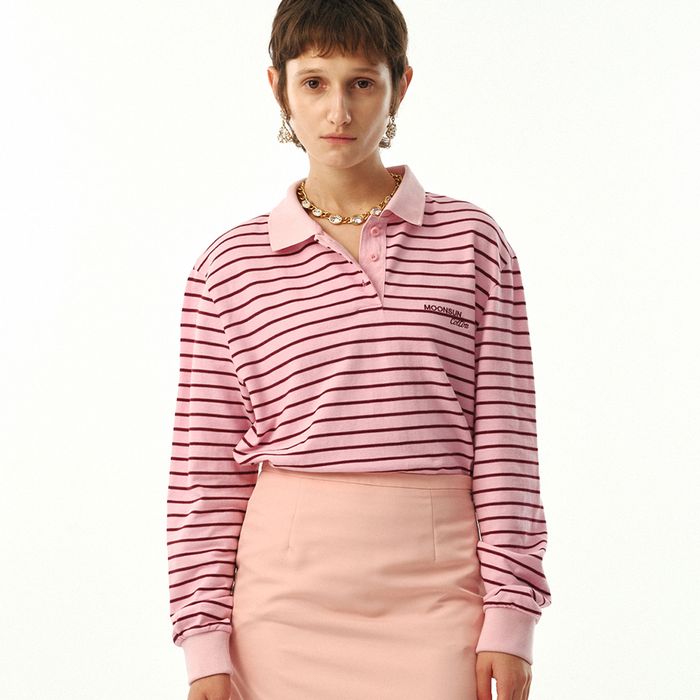 MJ S2 01 M.C Stripe PK Shirt / Pink