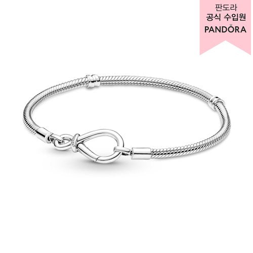 Pandora Moments Infinity Knot Snake Chain Bracelet_590792C00