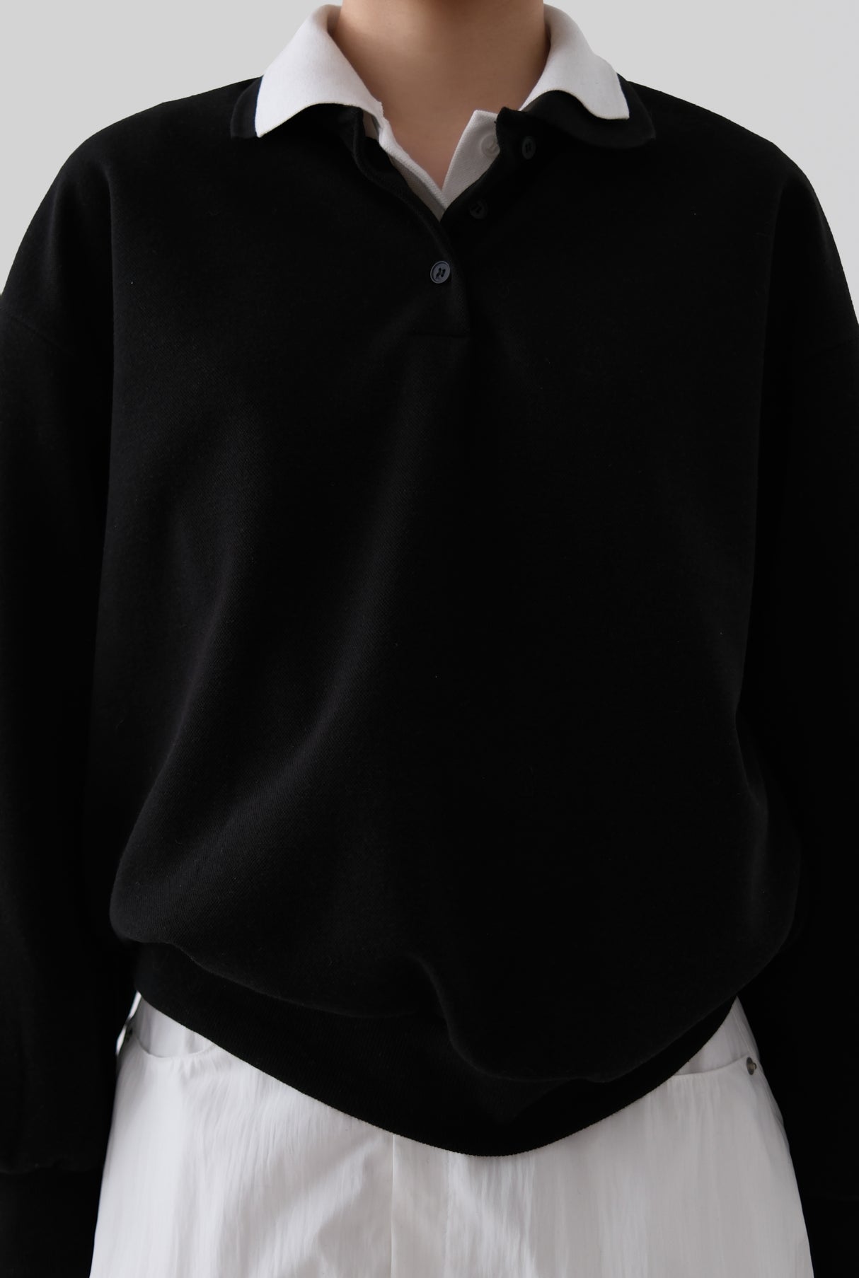 Autumn [made] Loose collar T-shirt