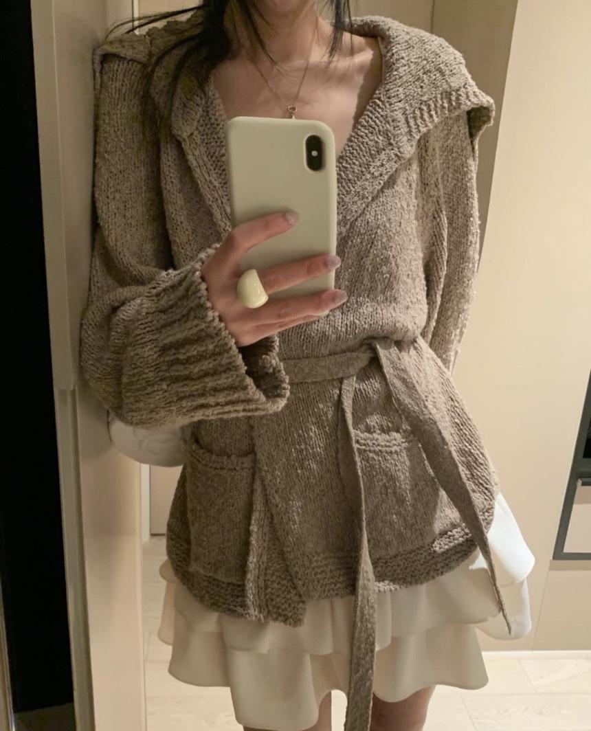 Heath Foster Soy Shawl Cardigan Belt Robe Loose Fit CD (2C)