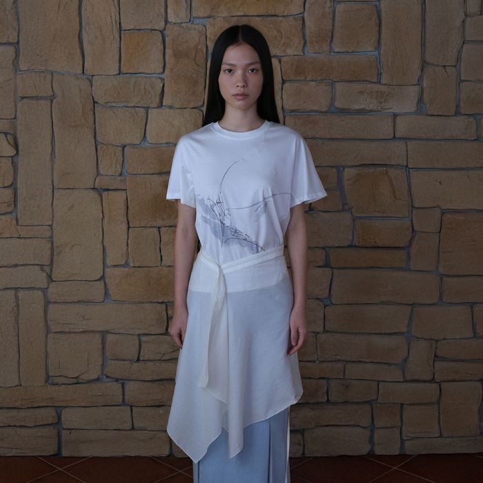 Layered Wrap Skirt