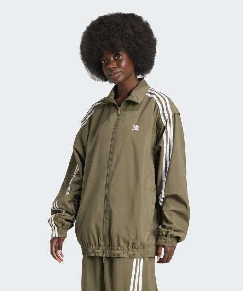 Adidas (ADIDAS) ADILENIUM 2 Oversized Track Top - Khaki / JM9252 - Size & Late | Musinsa