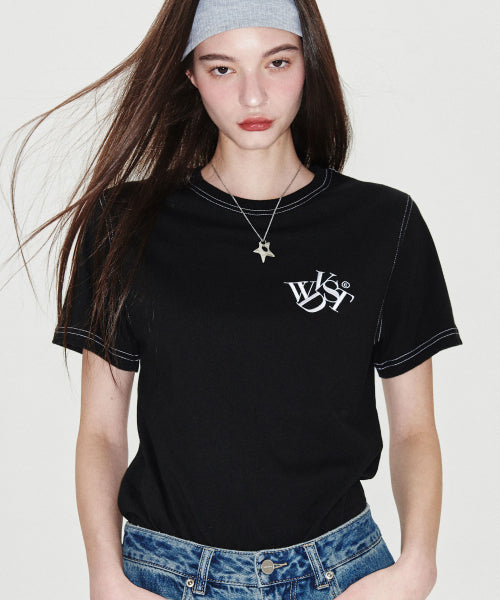 WDVST Logo T-shirt [Black]