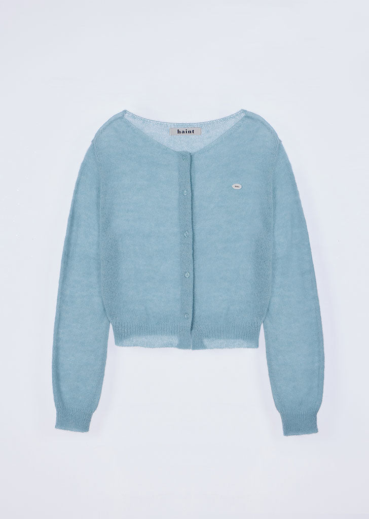 헤인트 [3/25 예약배송]CORAL BOAT NECK CARDIGAN_2COLORS_MINT