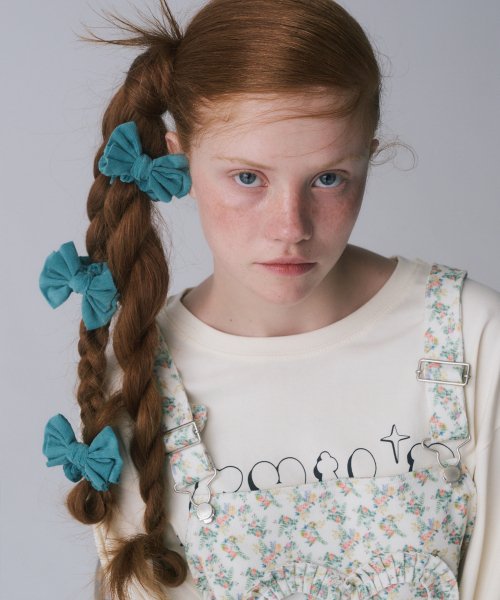 Ribbon scrunchie, blue