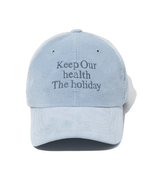 Holiday Corduroy Ball Cap [Sky Blue]