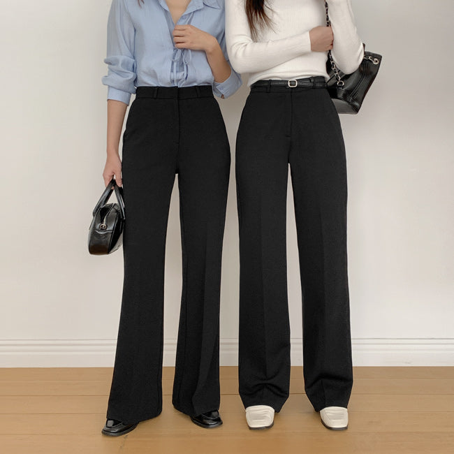 Niceum [Additional Bootcut Option!][🏆Cumulative 260,000 / Life Slacks][made] Attention Slacks - 5 colors (short, middle, long/s-2xl)