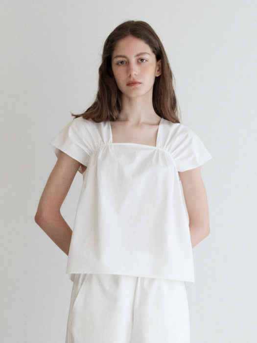 Summer  Blouse-white