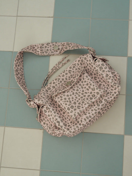 SHAKIRI LEOPARD POCKET BAG (PINK)